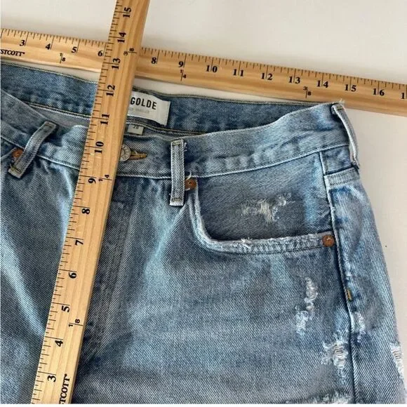 AGOLDE Parker vintage Jean shorts Festival Denim size 28 - Picture 14 of 15